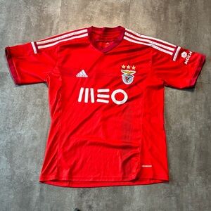 Vintage Adidas SL Benfica 2014 Home Soocer Jersey Football Shirt